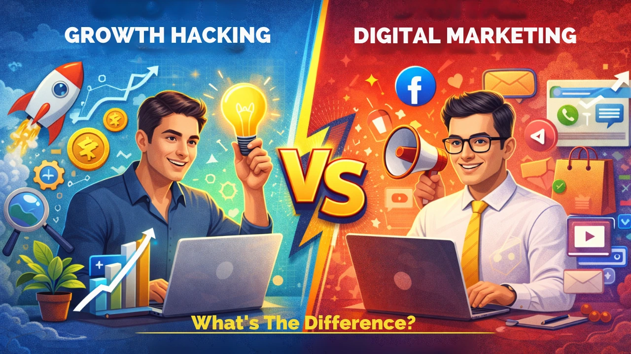Growth Hacking Vs Digital Marketing – Key Differences