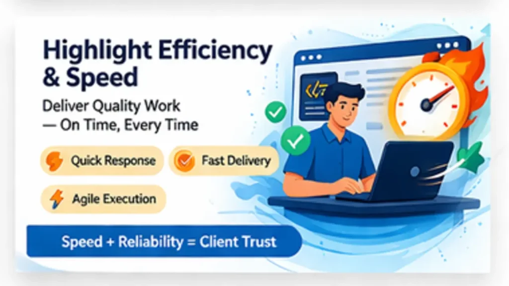 Highlight Your Efficiency and Speed