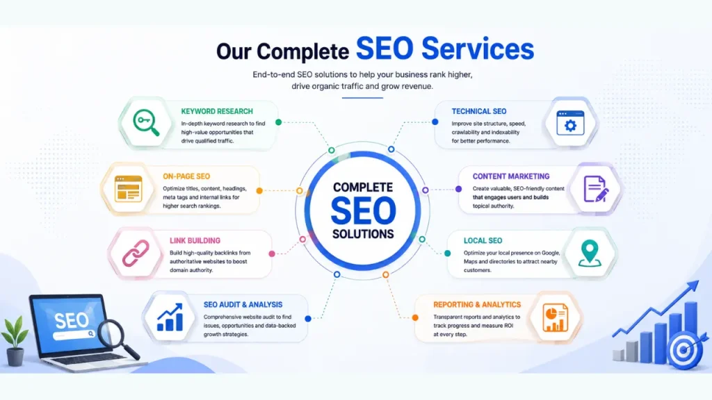 Complete SEO solutions for business growth