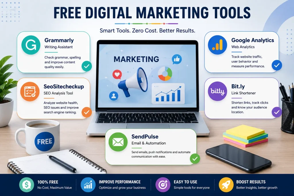 Free digital marketing tools