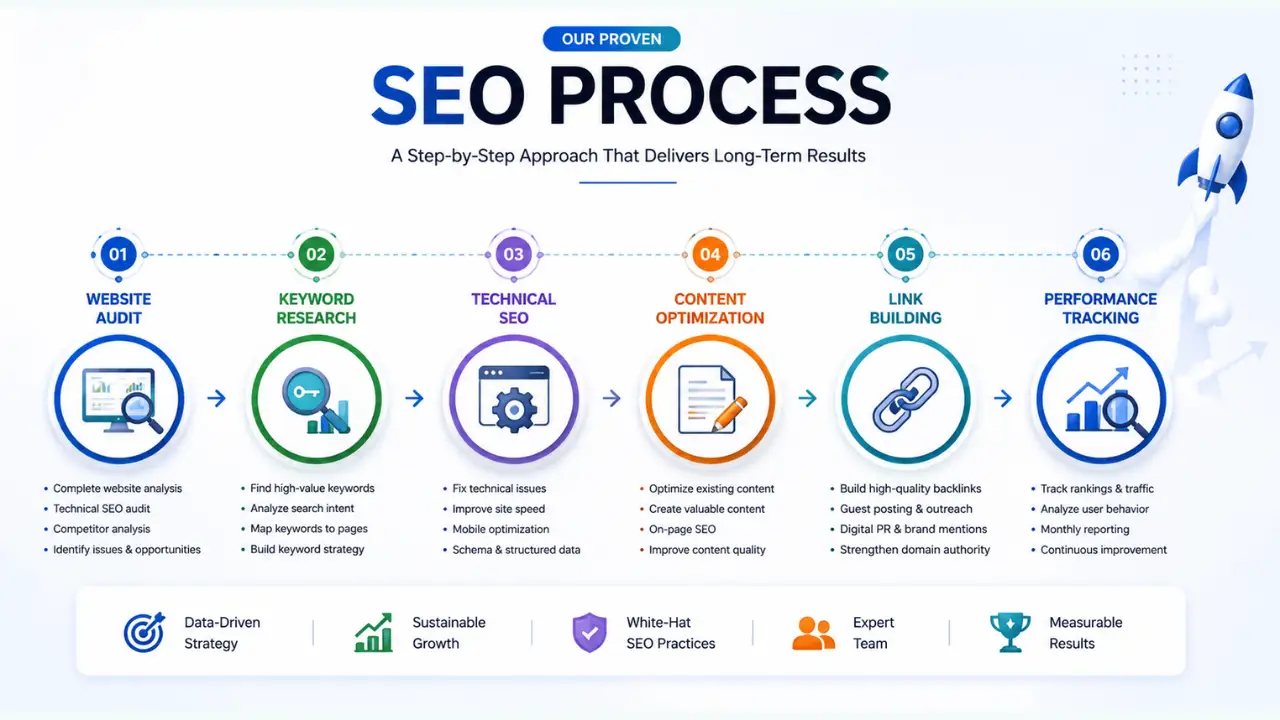 SEO process journey for success