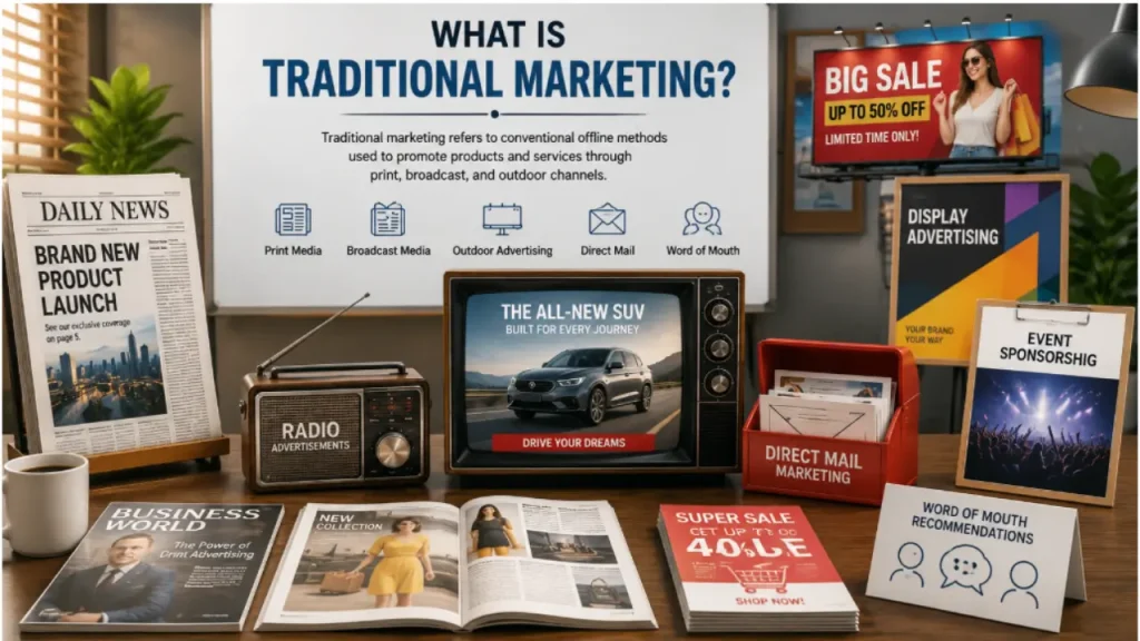 What is Traditional Marketing