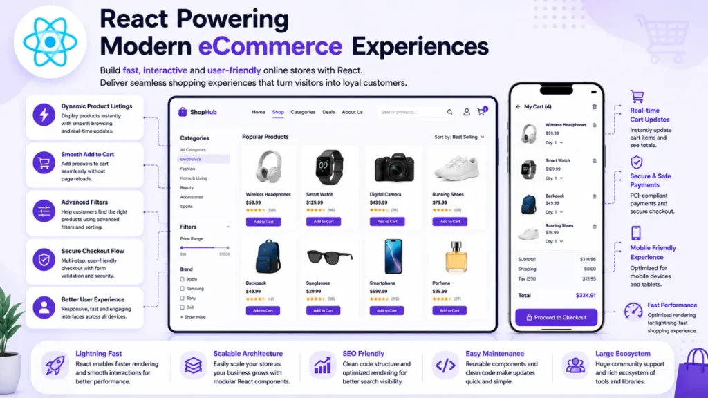 React-Powered eCommerce Experience