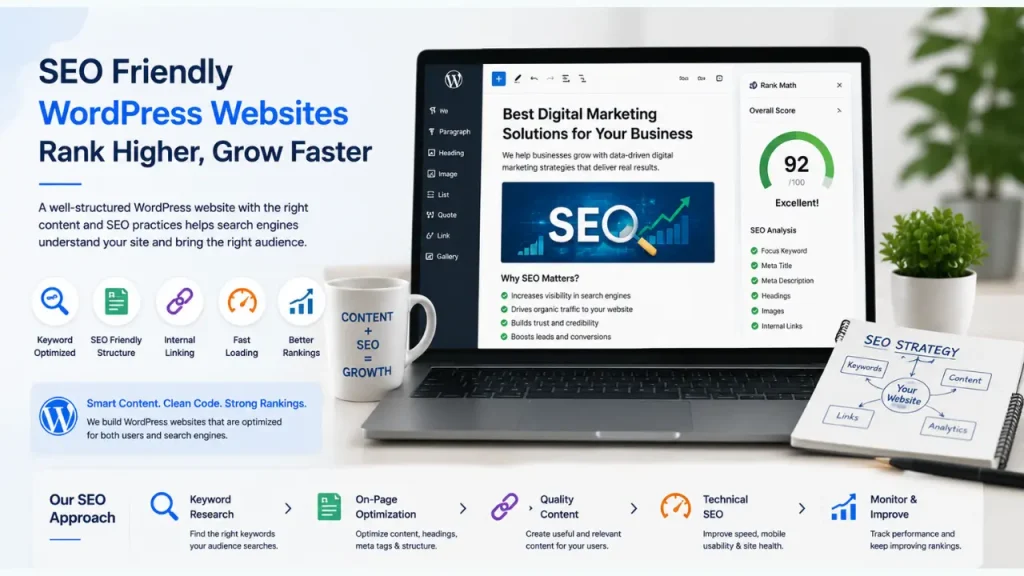 SEO-Friendly WordPress Growth Higher ranking