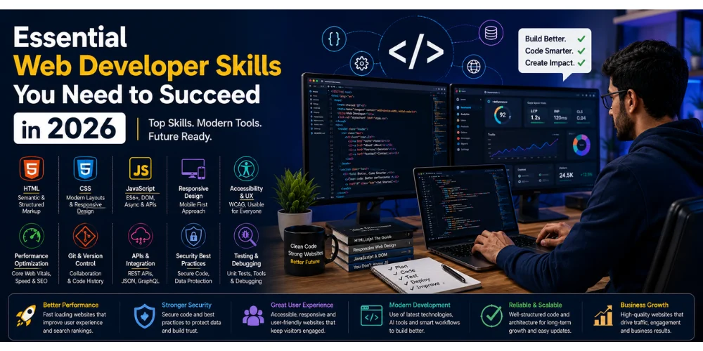 What Web Developer Skills Are Essential for Success in 2026
