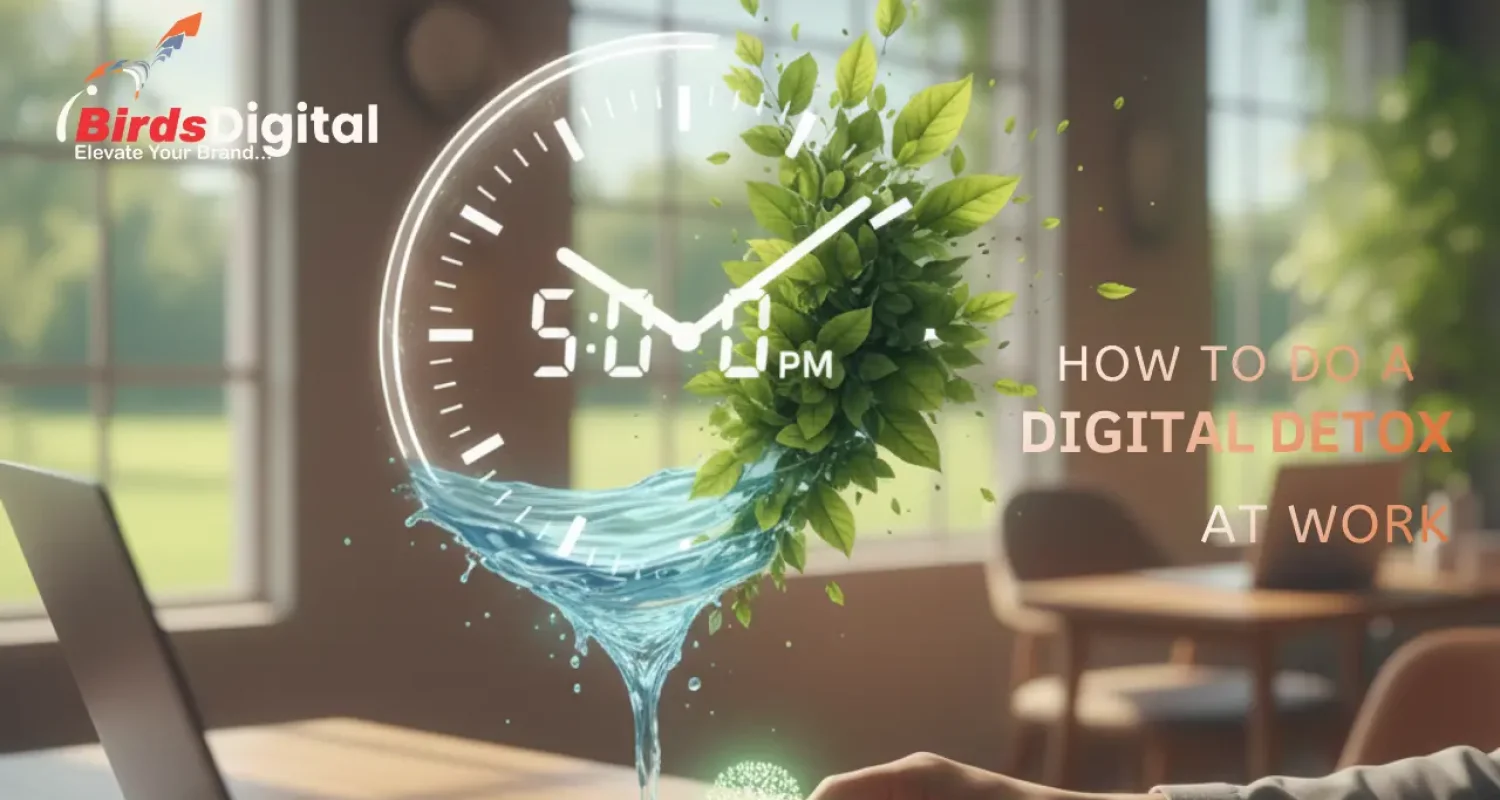 how to do a digital detox at work